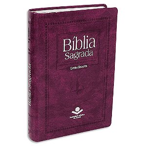 Bíblia Feminina Letra Gigante RC capa Púrpura