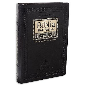 Bíblia Letra Gigante RC capa Preta Nobre