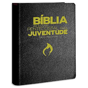 Bíblia de Estudo Pentecostal para Juventude capa Preta