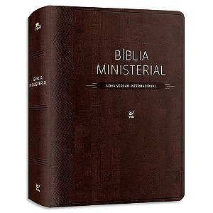 Bíblia Ministerial NVI capa Marrom