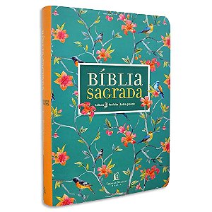Bíblia NVI Leitura Perfeita capa Primavera com Letra Grande