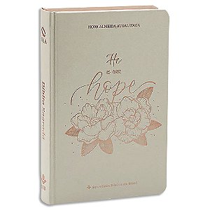 Bíblia NAA Letra Grande capa dura He Is Our Hope