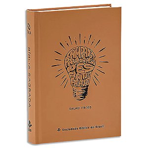 Bíblia Sagrada NAA Letra Maior capa dura Laranja