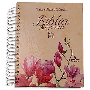 Bíblia King James 1611 Letra Grande Magnólia