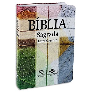 Bíblia Letra Gigante NAA capa semiflexível Cruz sem índice