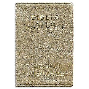 Bíblia de Estudo Joyce Meyer Dourada