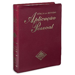 Bíblia de Estudo Aplicação Pessoal Grande Vinho