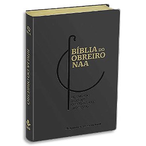 Bíblia do Obreiro NAA Capa Luxo Preta