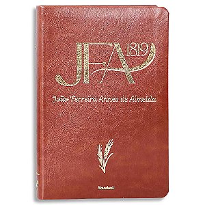 Bíblia JFA 1819 Standard Letra Grande Marrom Luxo