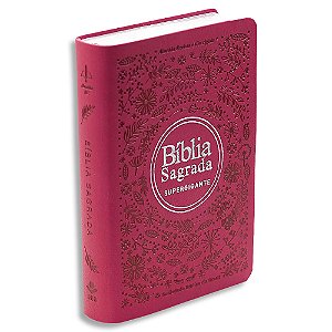 Bíblia Letra SuperGigante ARC Rosa