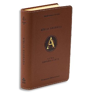 Bíblia Letra SuperGigante ARC Marrom