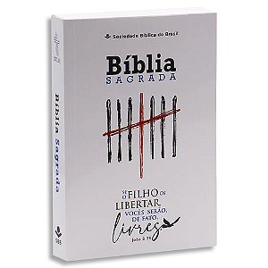 Bíblia NTLH Letra Grande Capa Brochura Branca
