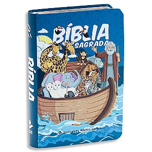 Bíblia Infantil NAA Letra Regular Capa Semi Flexível Ilustrada