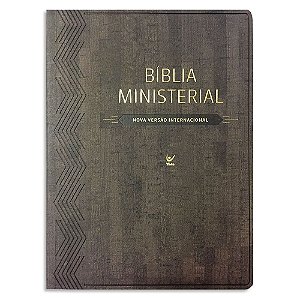 Bíblia Ministerial NVI Marrom com Índice