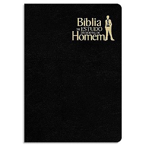 Bíblia de Estudo Devocional do Homem Preta