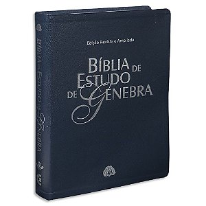 Bíblia de Estudo Genebra Azul Nobre