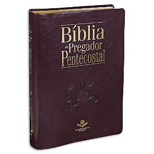 Bíblia do Pregador Pentecostal Vinho Sem Índice