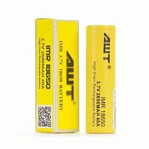 Bateria IMR 18650 3.7V 2000mAh 40A - AWT
