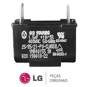 Capacitor do ventilador 1,5 uf 370/400v original 3H01487F