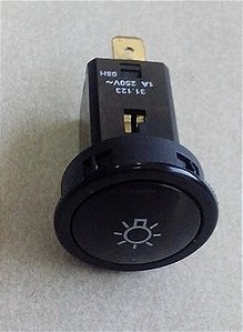 Interruptor on-off preto para fogão Brastemp Consul 326024960