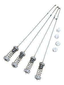 Cj Com 4 Varetas De Suspensão BRASTEMP  CONSUL  W10764578 Amortecedor