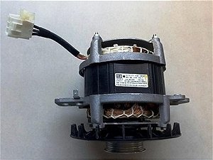 Conjunto motor polia 1/4CV 127V AL lavadora Brastemp Consul - Conjunto motor polia 1/4CV 127V AL lavadora Brastemp Consul W10493196