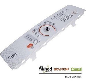 Placa interface de controle da lavadora brastemp BWH12AB W10772235