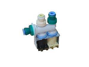 Conjunto Valvula de Entrada de Agua 220v 2 VIAS SIDE BY SIDE BRASTEMP W10258563