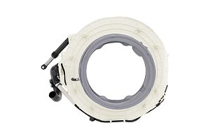 Conjunto Tanque cobertura Frontal com Vedação e Amortecedor Lavadora LG ACQ90597936 ACQ90597908 ACQ90597951