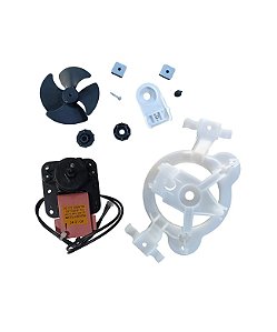 Conjunto Motor Ventilador Geladeira Brastemp BRE80 BRE85 BRO80 BRO85 W10396955 110V Original