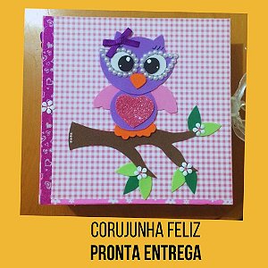 Álbum de fotos para meninas Corujinha Feliz