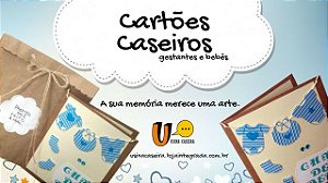 Cartões Caseiros - Gestantes e bebês