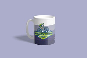 Caneca "Seja Sua Própria Motivação" (Mountain Bike) - Exclusiva Disposição