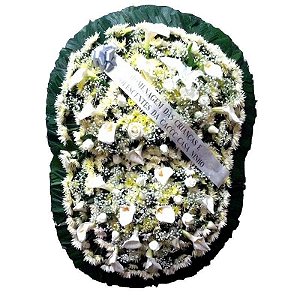 Coroa de Flores Celestial Branca