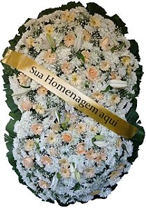 Coroa de Flores para Velório Ternura