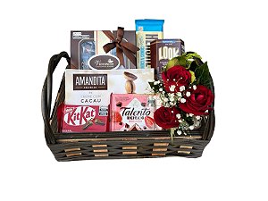 Cesta de Chocolate Cacau