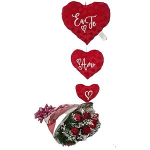 Buque de Rosas Eu Te Amo