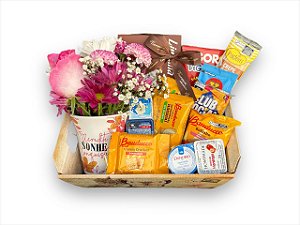 Cesta de Café da Manhã Azaleia