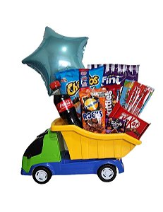 Cesta Kids Guloseimas no Caminhão