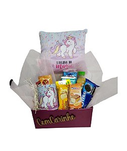 Cesta de Café da Manhã Kids Unicórnio