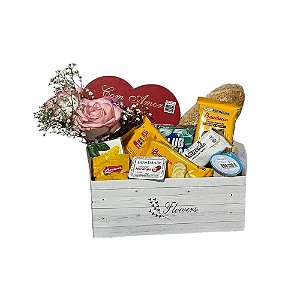 Cesta de Café da Manhã Flowers