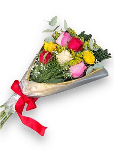 Buque Encanto Rosas Coloridas