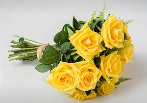 Buque 12 Rosas Amarelas