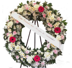 Coroa de Flores Leveza