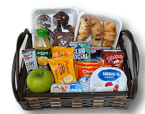 Cesta Café da Manhã Violeta