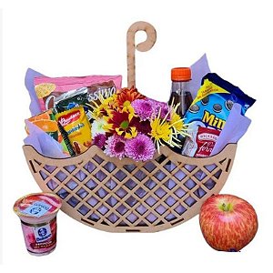 Cesta de Café da Manhã Chuva de Amor