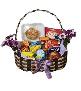 Cesta de Café da Manhã Amor Perfeito