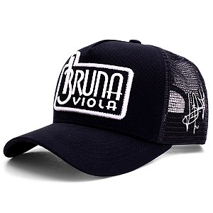 Boné Sacudido's - Preto.Branco - Bruna Viola