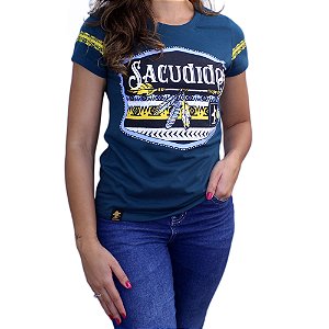 Camiseta Sacudido's Feminina-Sacudidos Etnic-Verde