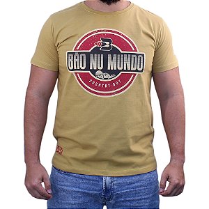 Camiseta Bão Nu Mundo - Country Boy - Trigo